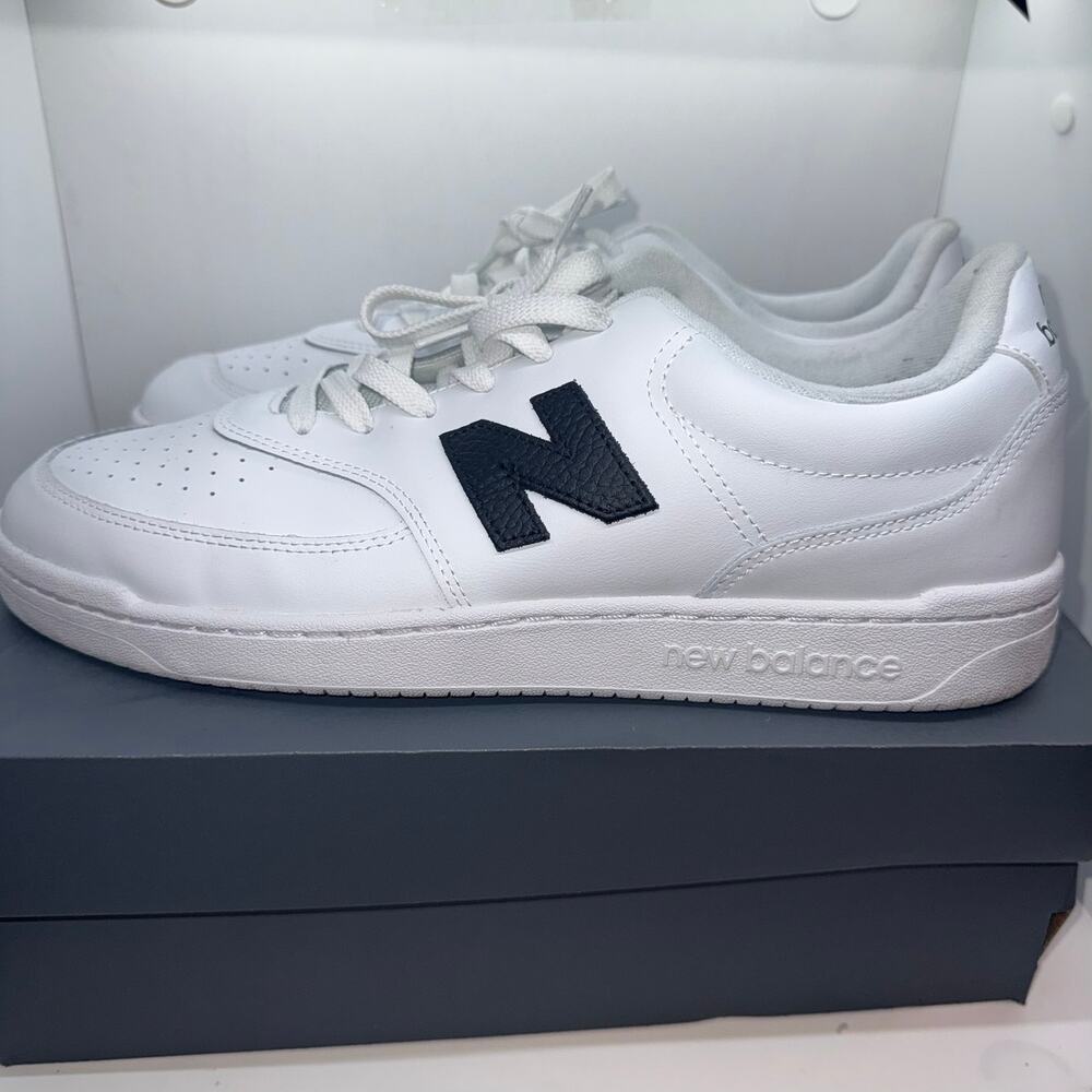 New Balance BB80 Court Athletic Sneakers Shoes Mens SZ US 14 White Black M0803HY